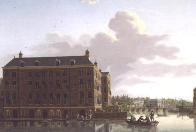 Udsigt over Amsterdam, 1779 af Isaac Ouwater
