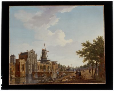 Catharijnepoort i Utrecht af Isaak Ouwater
