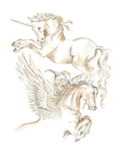 Enhjørning og Pegasus af Isabelle Brent