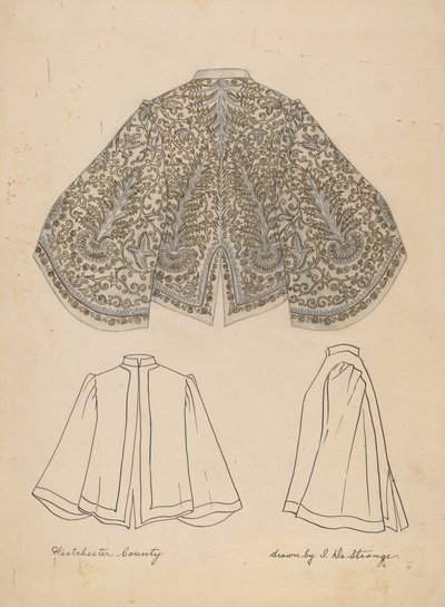 Broderet jakke af Isabelle De Strange