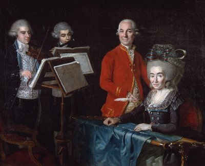 Familiegruppe, 1781 af Isabelle Pinson