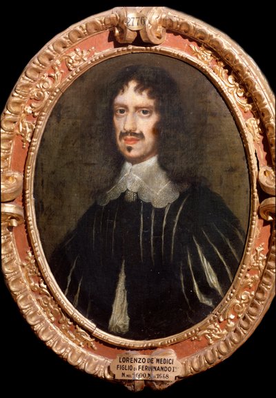 Portræt af Lorenzo de Medici, florentinsk Mecene (maleri af Isacco Campo