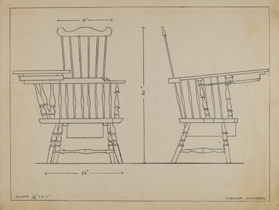 Stol af Isadore Goldberg