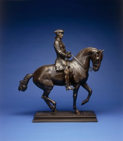 Ryttergruppe af en Louis XV-jæger, ca. 1896 af Isidore Jules Bonheur