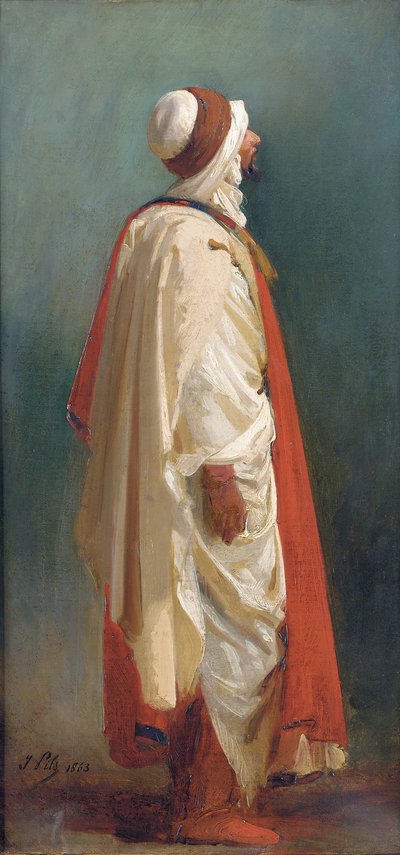 Study of an Arab standingdani af Isidore Pils