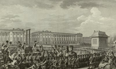 Henrettelse af Ludvig XVI af Isidore Stanislas Helman