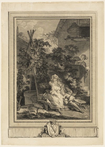 Den forelskede gartner af Isidore Stanislas Helman