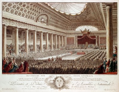 Åbningen af generalstænderne i Versailles ... af Isidore Stanislas Helman