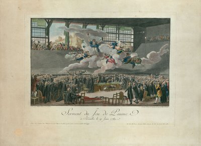Tennisbaneeden den 20. juni 1789. af Isidore Stanislas Helman