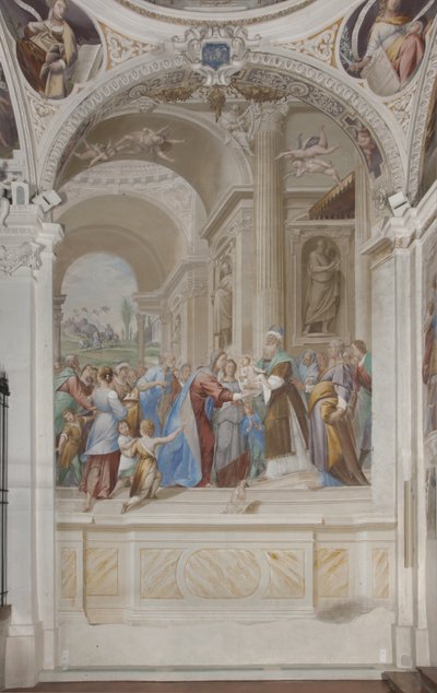 Præsentation af Jesus i templet, 1623-34 af Isidoro Bianchi