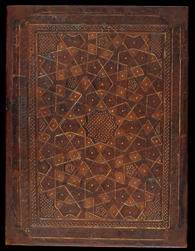 Bogomslag, Egypten eller Syrien, Mamluk-perioden (læder over pasteboards) af Islamic School