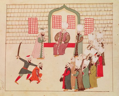Ms 1671 En vesir ser på en henrettelse af Islamic School