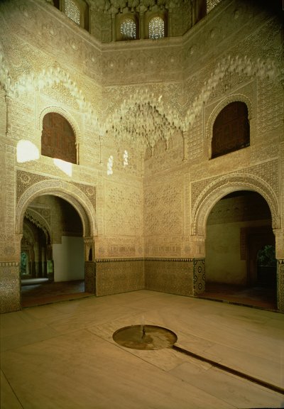 De to søstres værelse (Sala de las Dos Hermanas) 1300-tallet af Islamic School