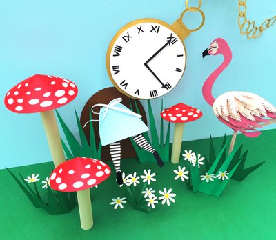 Curiouser and Curiouser, 2016 (papir) af Isobel Barber