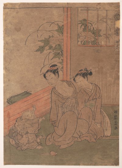 Fru Tō af Isoda Koryusai