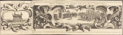 Belejringen af La Rochelle [plade 14 af 16; sæt omfatter 1952.8.97-112] af Israel Henriet or Abraham Bosse after Jacques Callot