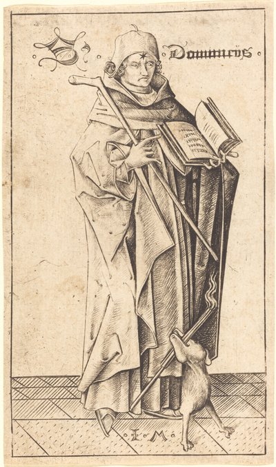 Sankt Dominikus af Israhel van Meckenem