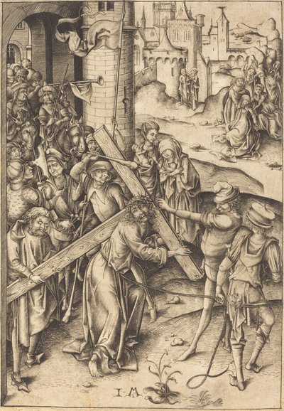 Korsets Bæring, ca. 1480. af Israhel van Meckenem
