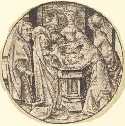Omskærelsen, ca. 14701480. af Israhel van Meckenem