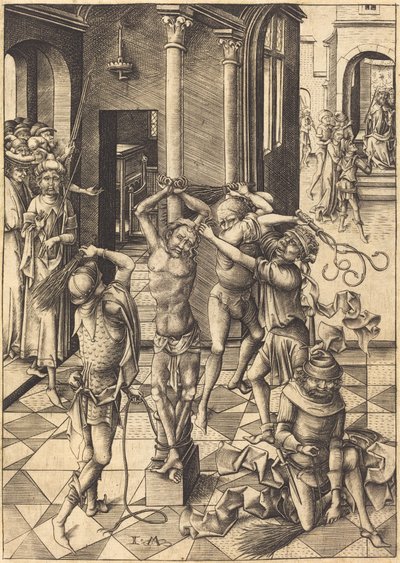 Flageleringen, ca. 1480. af Israhel van Meckenem
