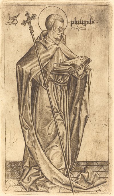 Sankt Filip af Israhel van Meckenem after Master E.S.