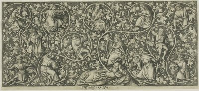 Ornament med Jesses træ af Israhel van Meckenem the younger
