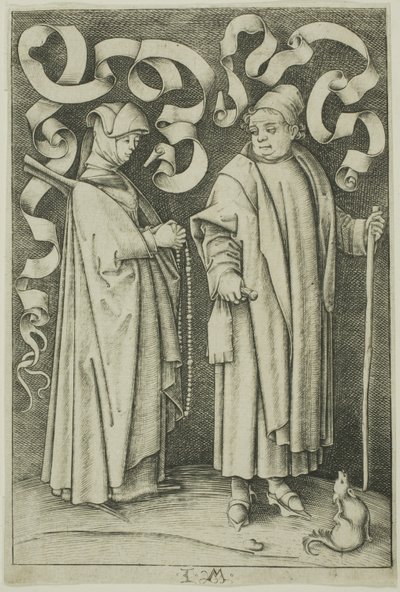 Kirkegængerne af Israhel van Meckenem the younger