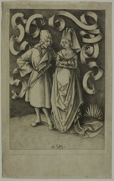 Det uensartede par af Israhel van Meckenem the younger