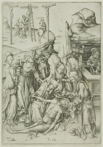 Klagesangen af Israhel van Meckenem the younger
