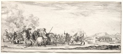 Peace and War: Cavalry Skirmish af Israël Henriet