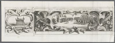 Belejringen af La Rochelle: Tavle 14, 1628-1630. af Israël Henriet