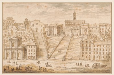 Capitol i Rom af Israël Silvestre