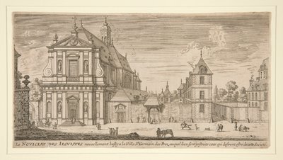 Jesuit-novitiat i St. Germain des Pres af Israël Silvestre