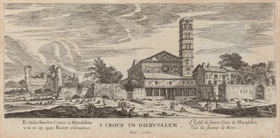 S. Croce i Jerusalem af Israël Silvestre