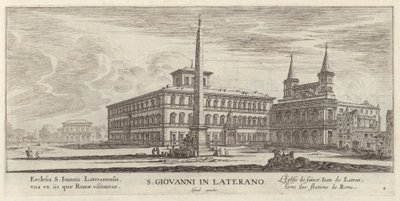 S. Giovanni i Laterano af Israël Silvestre