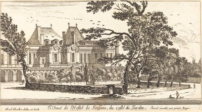 Udsigt over Hostel de Soissons af Israël Silvestre
