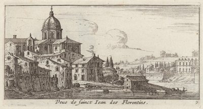Udsigt over Sankt Johannes af Florentinerne af Israël Silvestre