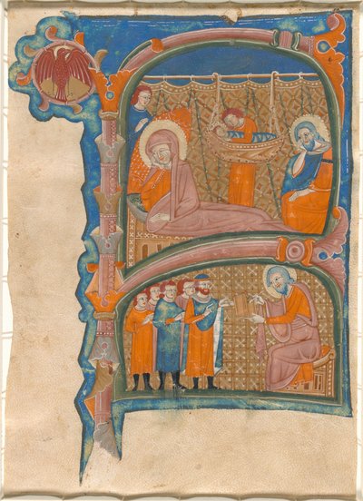 Johannes Døberens fødsel og navngivning af Italian 13th Century