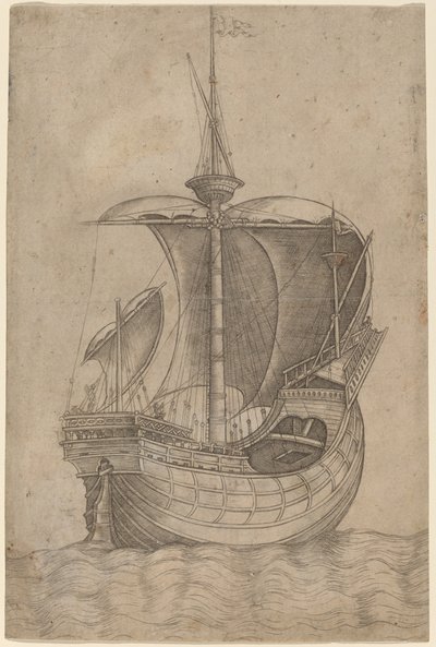Carrack, på vej til højre af Italian 15th Century