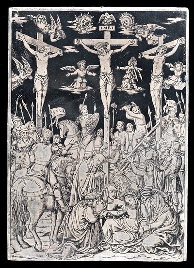 Pax med Kristus på korset af Italian 15th Century