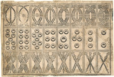 Spillekort af Italian 15th Century