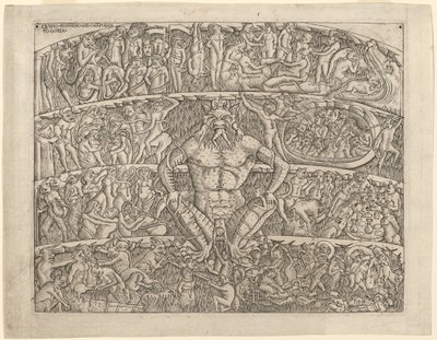 Infernoet efter fresken i Camposanto i Pisa af Italian 15th Century