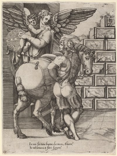 Allegory of Fortune af Italian 16th Century