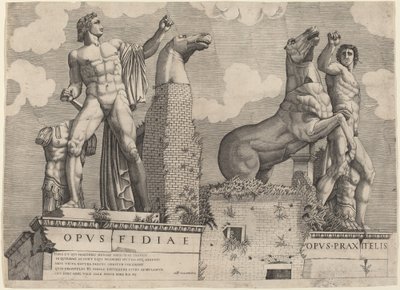 Datterens værk... Praxitels værk af Italian 16th Century