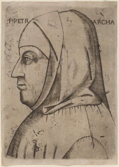 Portræt af Petrarca af Italian 16th Century
