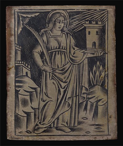 Sankt Barbara af Italian 16th Century