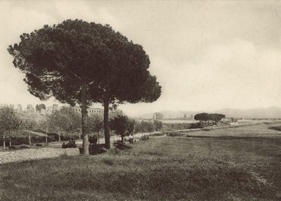 Akvædukt af Claudius på den nye Appian Way af Italian Photographer