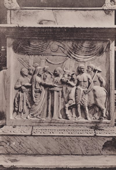 Ara Del Tempio Di Mercurio Di Vespasiano, Alter for Mercur