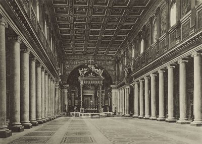 Basilikaen S Maria Maggiore, indeni af Italian Photographer