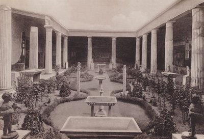 Casa Dei Vettii, Peristilio, House of the Vettii, Peristyle (s/h foto) af Italian Photographer